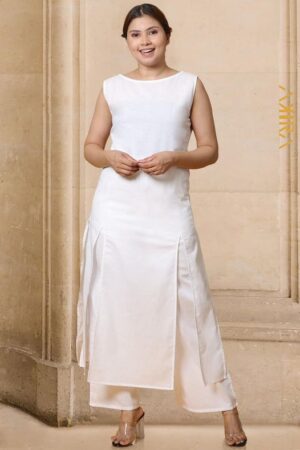 Florella White Long Top