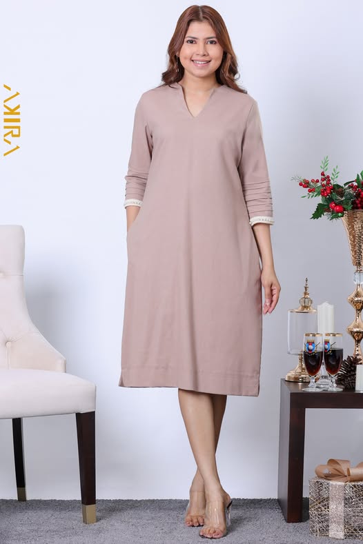 Faye Linen Elegant Dress