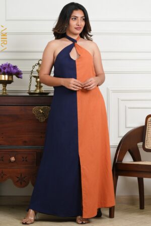 Two Tone Dusk Dress