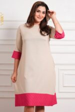 Pink Time Linen Dress