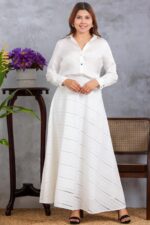 Pearl Designer Lace Skirt