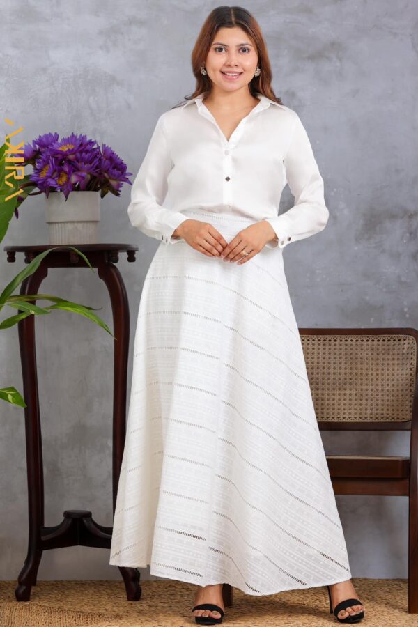 Pearl Designer Lace Skirt