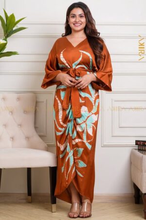 Melusia Detail Silk Party Dress