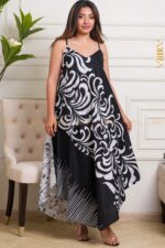 Flame violet batik dress