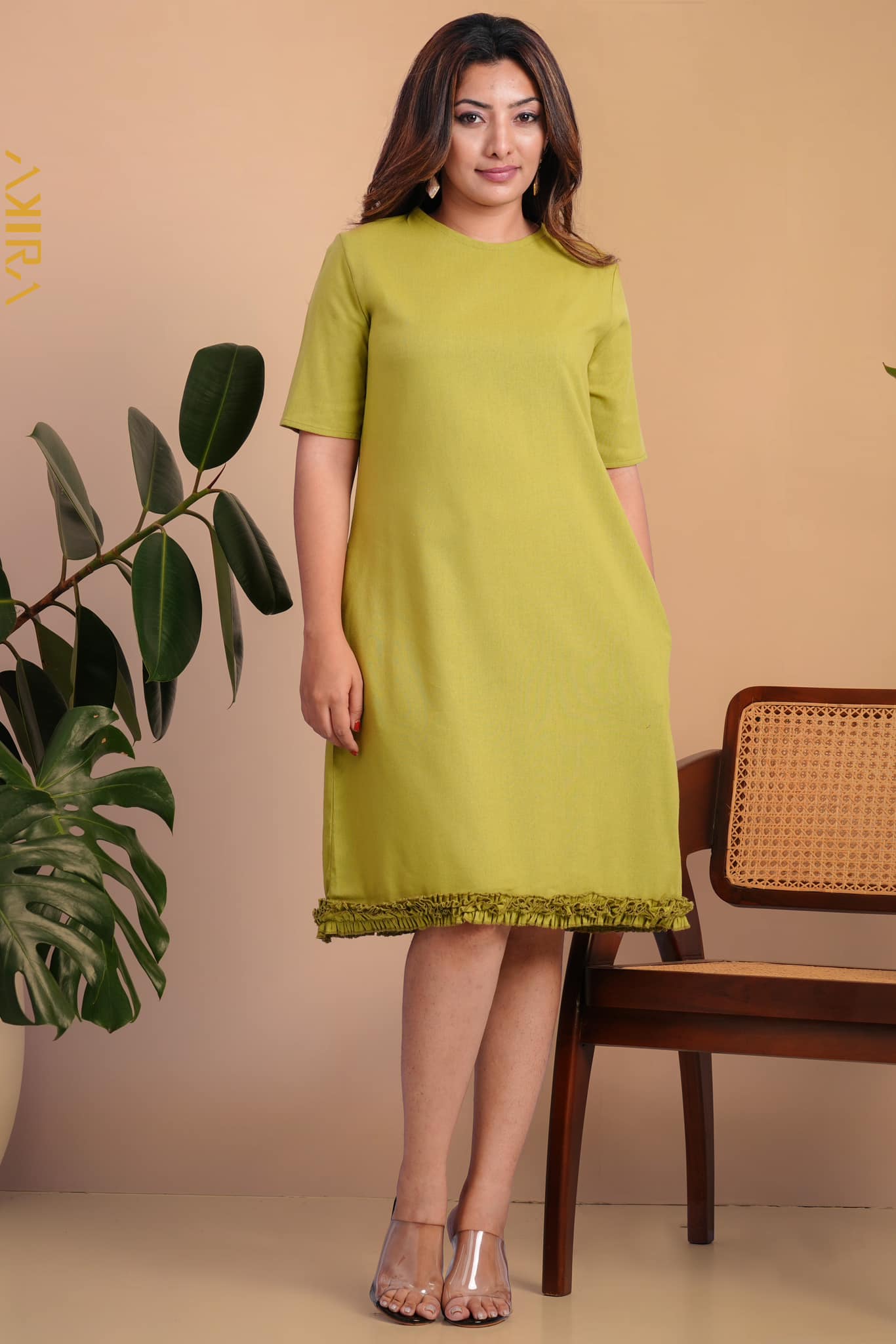Fiona Linen Casual Dress