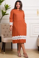 Fleura linen elegant dress