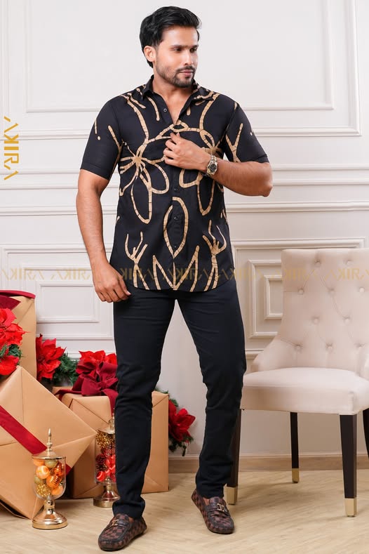 Zayn Men Designer Batik Shirt