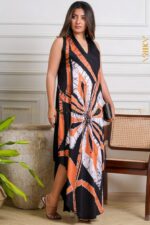 Dewdrop Bloom Silk Party Dress