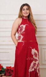 The delight silk party dress