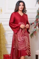 Evarose Silk Party Dress