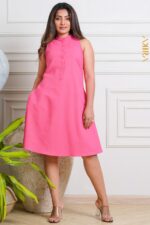 Ayla Linen Elegant Dress