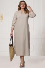 Zinnia Linen Dress