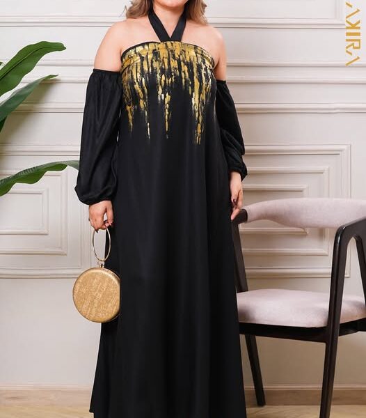Golden Designer Elegant Dress