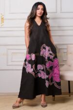 Verdique luxe batik designer dress