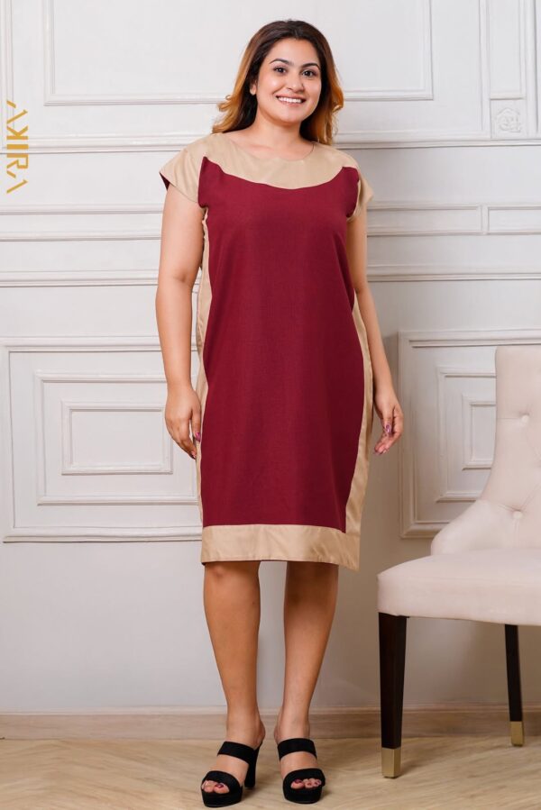 Golden Raw Dress