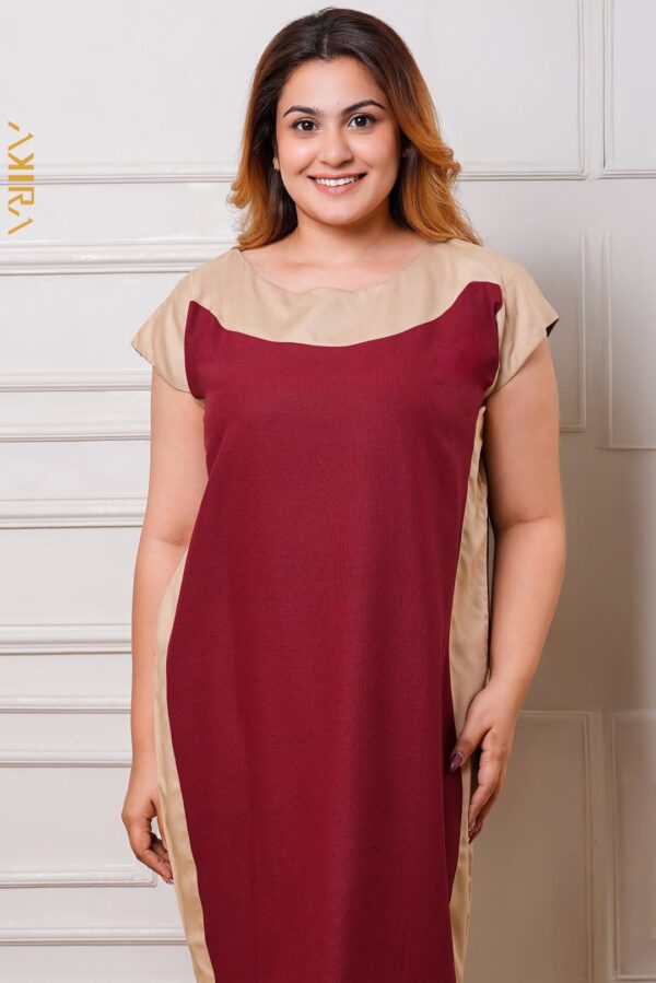 Golden Raw Dress