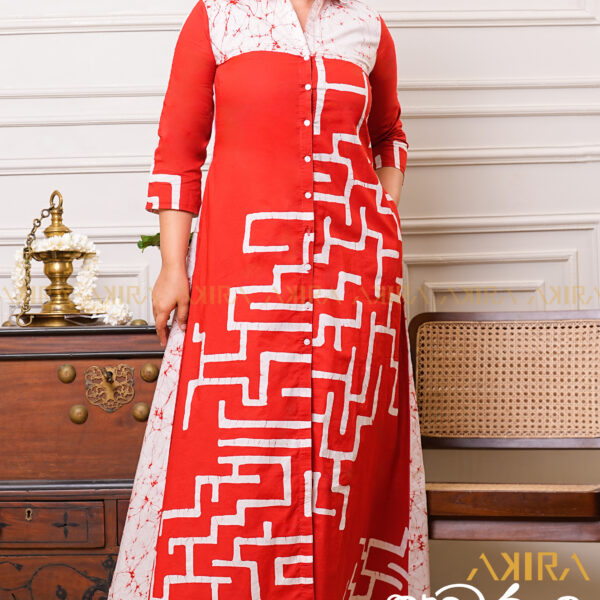 Orchid Batik Dress
