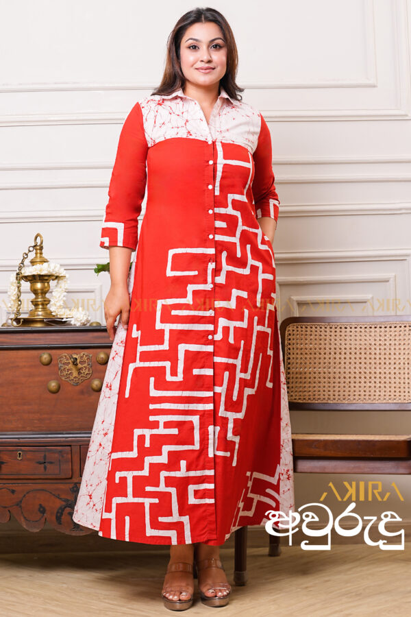 Orchid Batik Dress