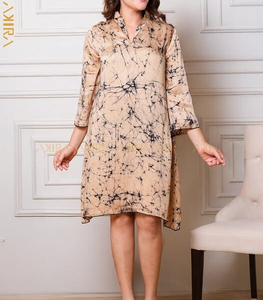 Olivara Silk Designer Dress