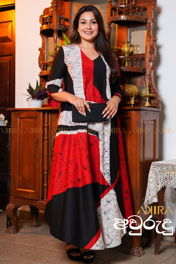 The Lotus Aura Batik Dress
