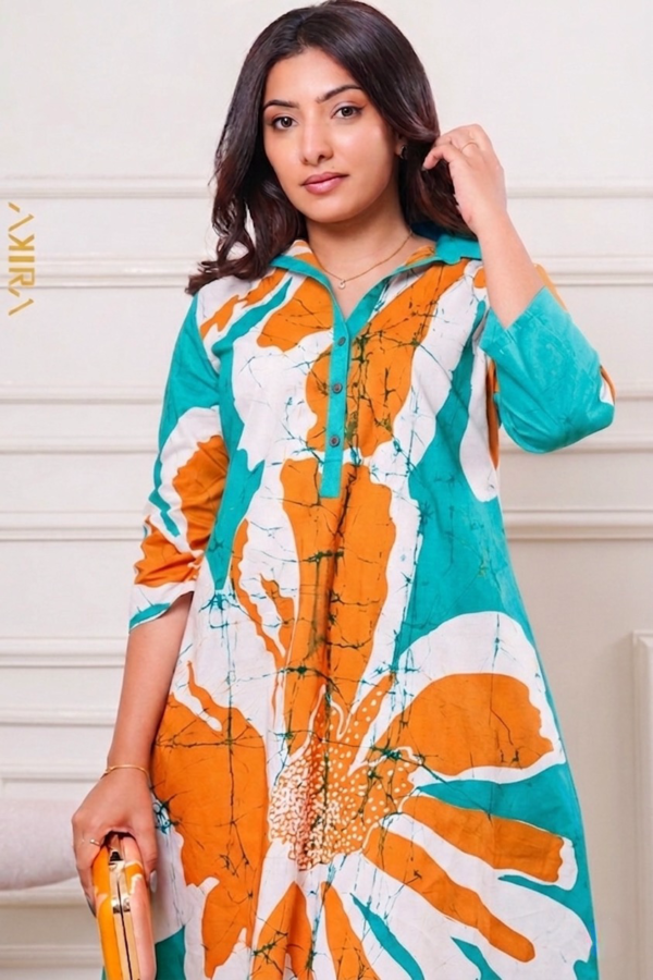 Moonlit Batik Dress