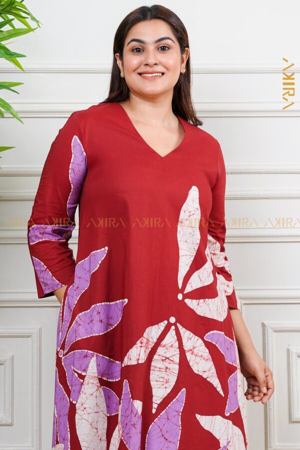 Indigo Everra Batik Designer Dress