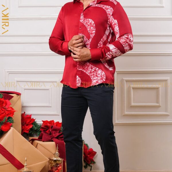 Elegance Of Batik Silk Shirt