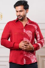 Elegance Of Batik Silk Shirt