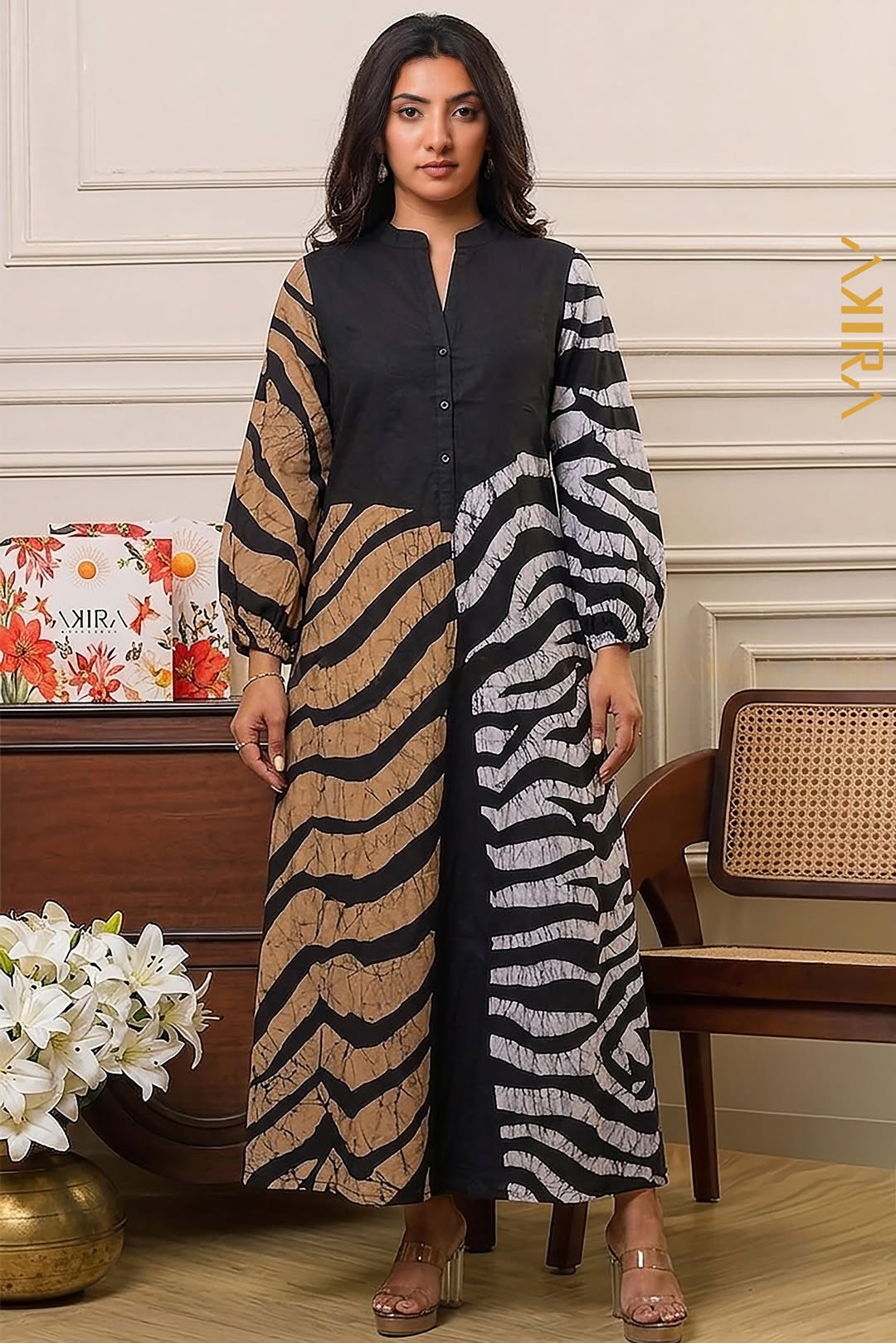 Golsen Mirage Batik Dress