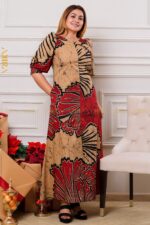 Tulip Flora Batik Designer Dress
